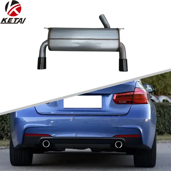 High Quality M-Tech Style Stainless Steel Dual Outlet Exhaust for BMW F30/F35