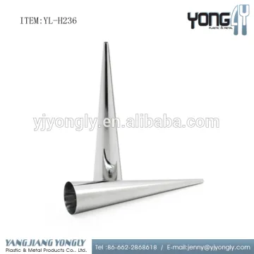 Stainless steel Filled Dessert Pastry Cone Metal Forms ice cream cone mold