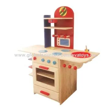 New pretend popular wooden baby kitchen and hot sale toy set W10C081B