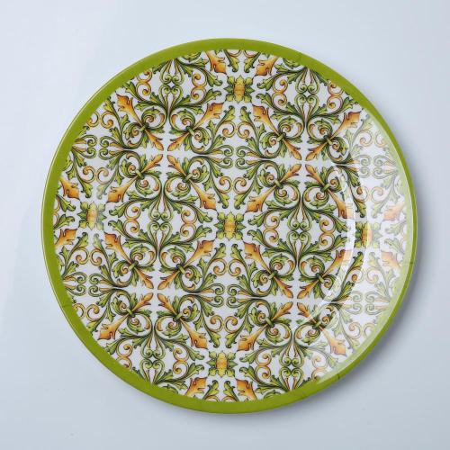 melamine plastic durable dishware plate