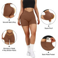 Women Cross Waist Workout Shorts