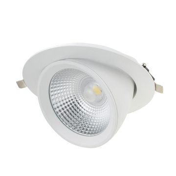 Commercial Rotational Recessed LED Downlights for Shopping Malls, Restaurants, and Hotels