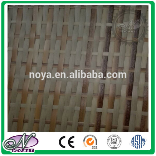 Weather durable synthetic fiber braided rattan fabrics/ screen