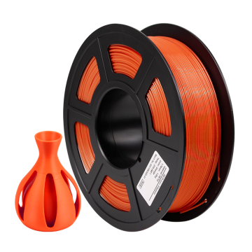 Buen rendimiento de adhesión isanmate color naranja petg 1.75 mm 1 kg 3D filamento para fdm 3D impresor
