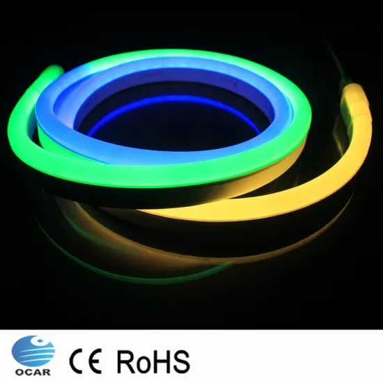 60pcs top bright SMD 5050 digital chasing led neon flex with DMX 512