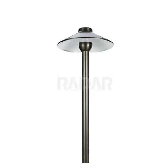 RADAR Low Voltage Brass Pathway Light with G4 LED Bulb