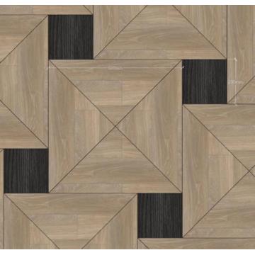 Engineered white oak parquet flooring