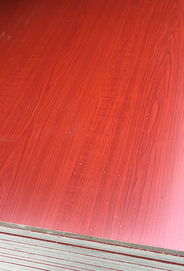 Melamine finish panel