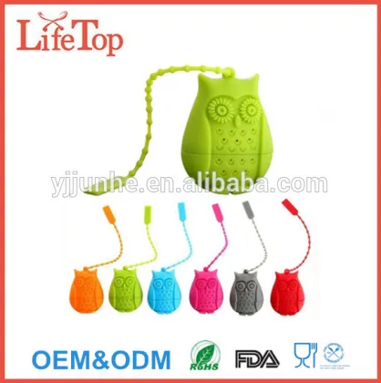 Cute Owl Designed SiliconeTea Steeper Tea Infuser