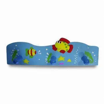 Garment Hanger, Made of Solid Wood or MDF, Various Cartoon Shapes are Available