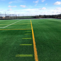 Experiência de grama artificial de campo de futebol