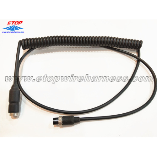 M12 molded corly cable assembly