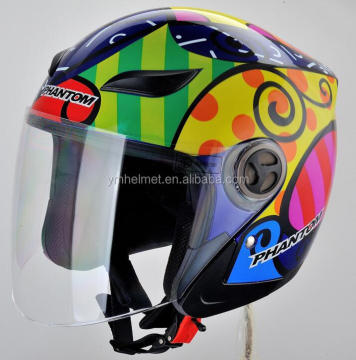 High-Quality Open Face Moto Helmet ECE Design YM-619