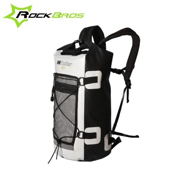 ROCKBROS 28L Cycling Waterproof Bag Bicycle Bag Road/Mountain Bike Sport Running Outdoor Hiking Flashing Backpacks Accessories