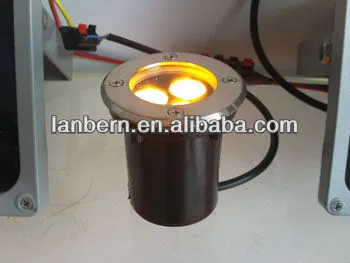 12v 24v High Power decorating led outdoor light alibaba express single color or RGB 3*1W 3*3W IP67 led underground paving light