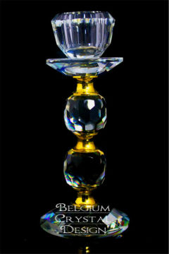 Clear crystal candle holder for candle light dinner best seller