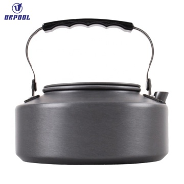 Teh Teapot Aluminium Ultra-cahaya Portable 1.1L untuk mendaki dan di luar rumah