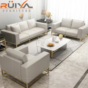 Ideal Italian Fabric Sofa Set for Living Room
