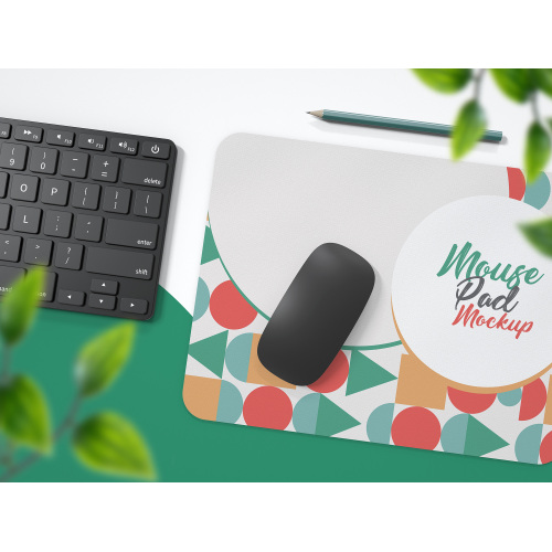 Modern Design Square Mouse Pad for Desk Organization