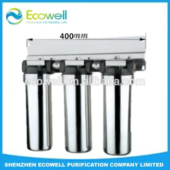 3 stage stainless steel water filter