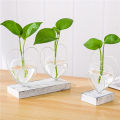 Creative green radish plant glass vase flower pot small fresh living room office desktop decoration plant container