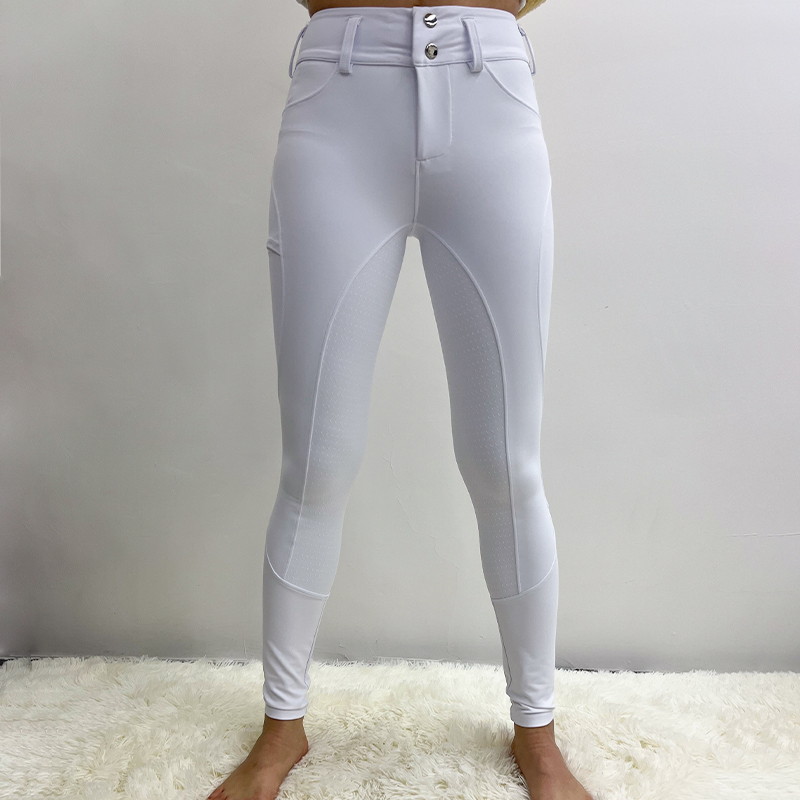 Button Riding Jodhpurs Women Sportswear