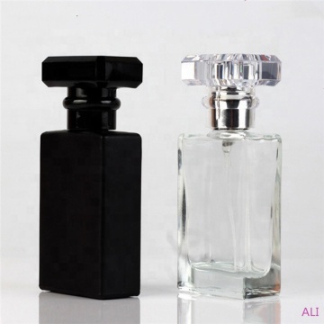 Black Square Perfume Bottles - 30ml and 50ml