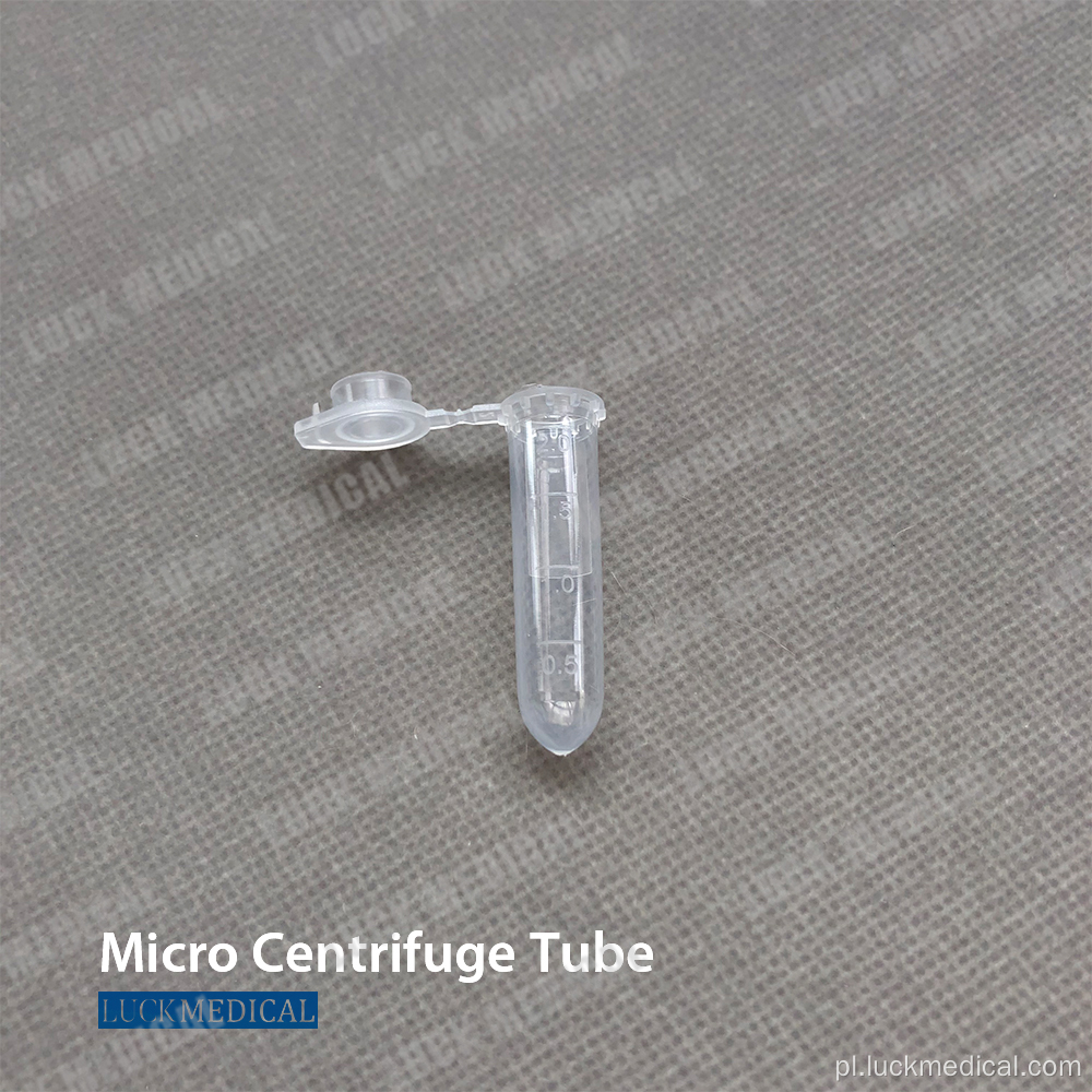 Jednorazowe plastikowe rurki mikrocenowe