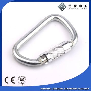 Hot sale! high quality! bulk small aluminum round bag carabiner clips