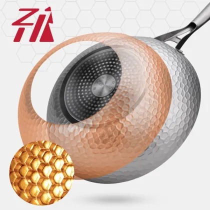 Non-Stick Coating Hot Cook Wok for Induction Cooker - Commercial Kitchenware Forged Die Casting Aluminum Wok