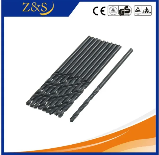 DIN1837 HSS Black Oxide Fully Ground Bright Finished Straight Shank Twist Drill