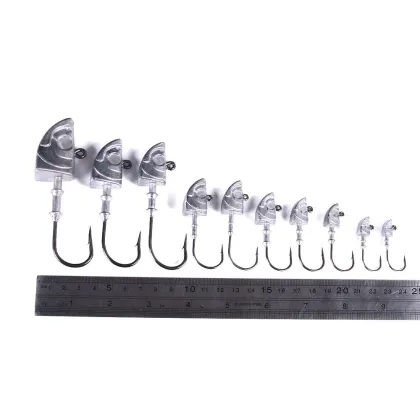 Fishing Jig Heads & Jig Hook Mould - 10 Sizes Fishing Tackle