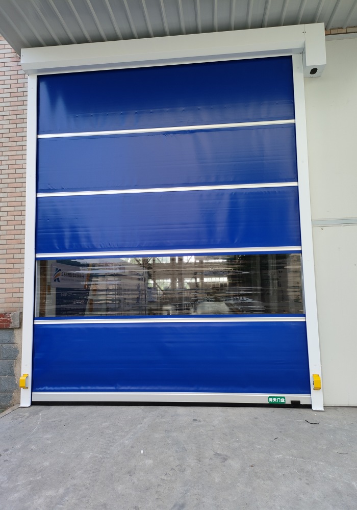 industrial automatic PVC fabric rapid roller shutter door