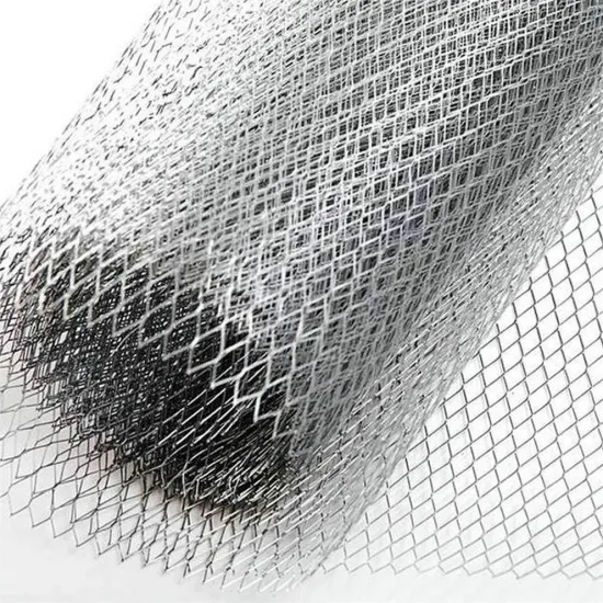 Flattened Expanded Metal Mesh For Filter