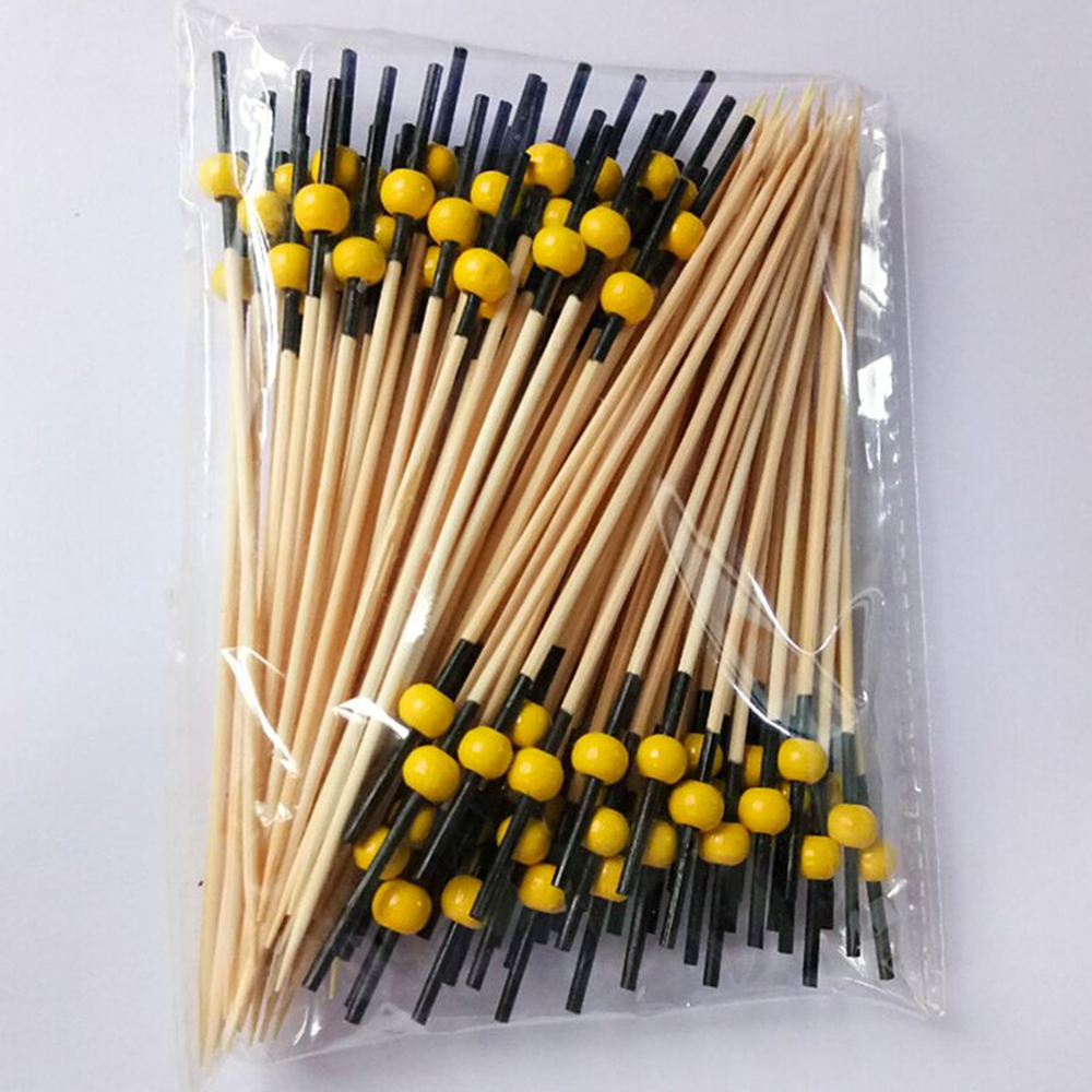 New 12cm 100pcs / bag Disposable Art Fruit Fork Creative Cocktail Party Sign Pastry Decoration Sign / KTV / Party / Bar