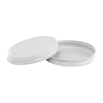 Custom Metal Lids for Mugs in Gold, Silver, Black, and White