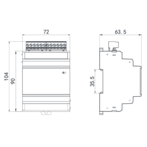 DC Industrial Dimondu Mwụnye Digital Ike