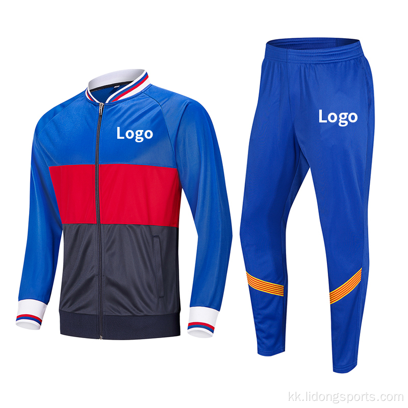 Арзан Толық Ziper Sopcer Tracksuits көтерме сауда