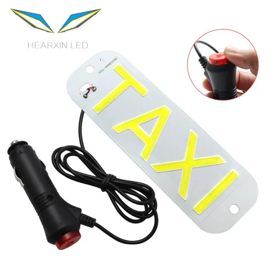 12V LED Taxi Windscreen Indicator Light - White, Red, Yellow, Ice Blue