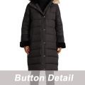 Down Jacket With Plush Hood