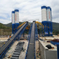 120m3h precast power type concrete batching plant