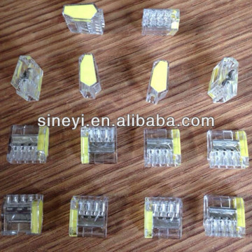 Transparent Push-in Wire Connectors with 2,3,4,5,8 poles