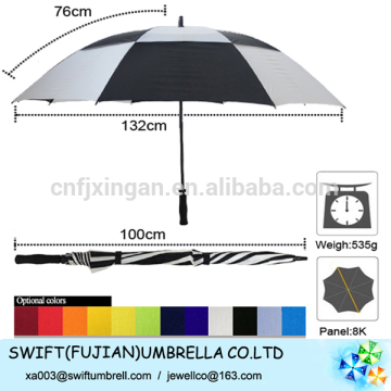 windproof golf umbrella two layers soccer club umbrella manufacturers