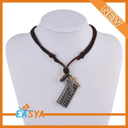 Silver Jewelry Necklace Abacus Pendant Necklace