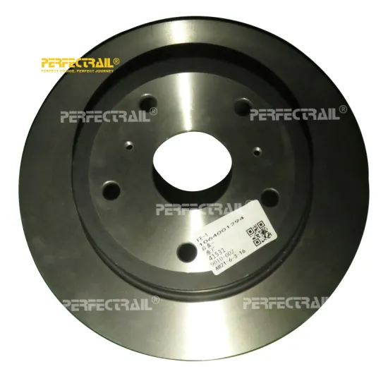 PERFECTRAIL 1064001294 Auto Parts Rear Brake Disc for Geely Emgrand EC7 EC7-RV