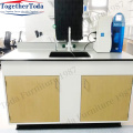 Steel biochemical laboratory table for laboratories