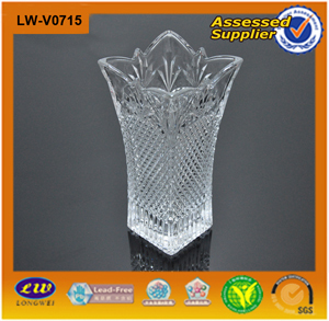 Top Quality Clear Glass Flower Vase