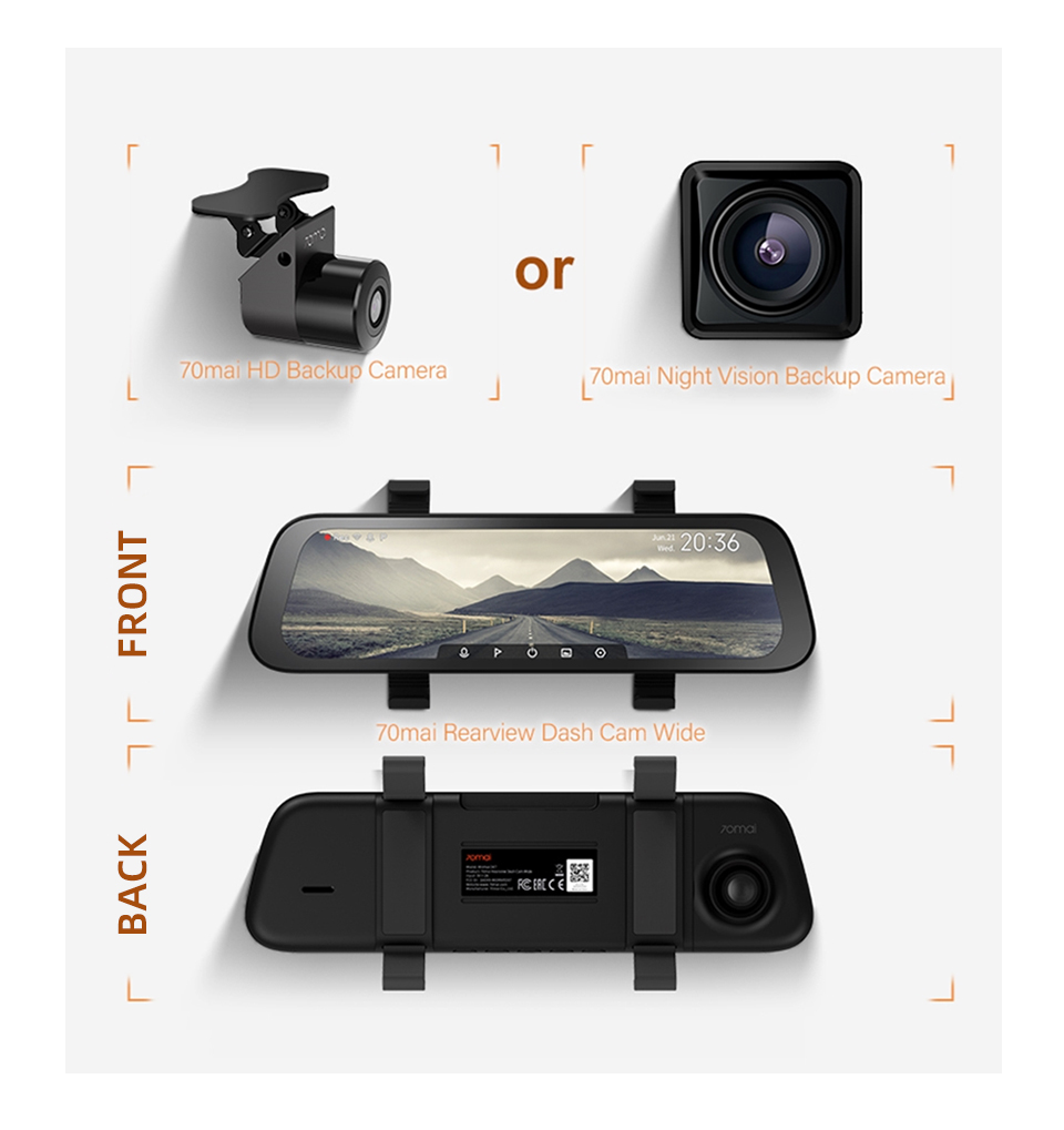70mai Car Rearview Camera 70mai Car Rearview Camera