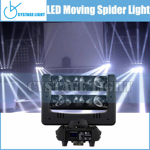 8X8w White LED Nightclub Spider Light