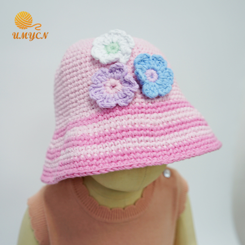 100% cotton  crochet beanie hat for baby